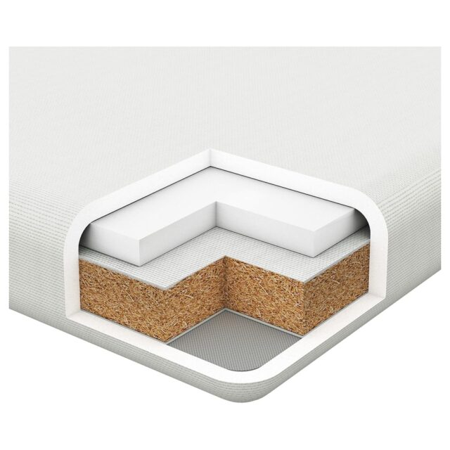 ÅNNFJÄLLET オンフェレット
ココヤシ繊維マットレス, かため/ホワイト