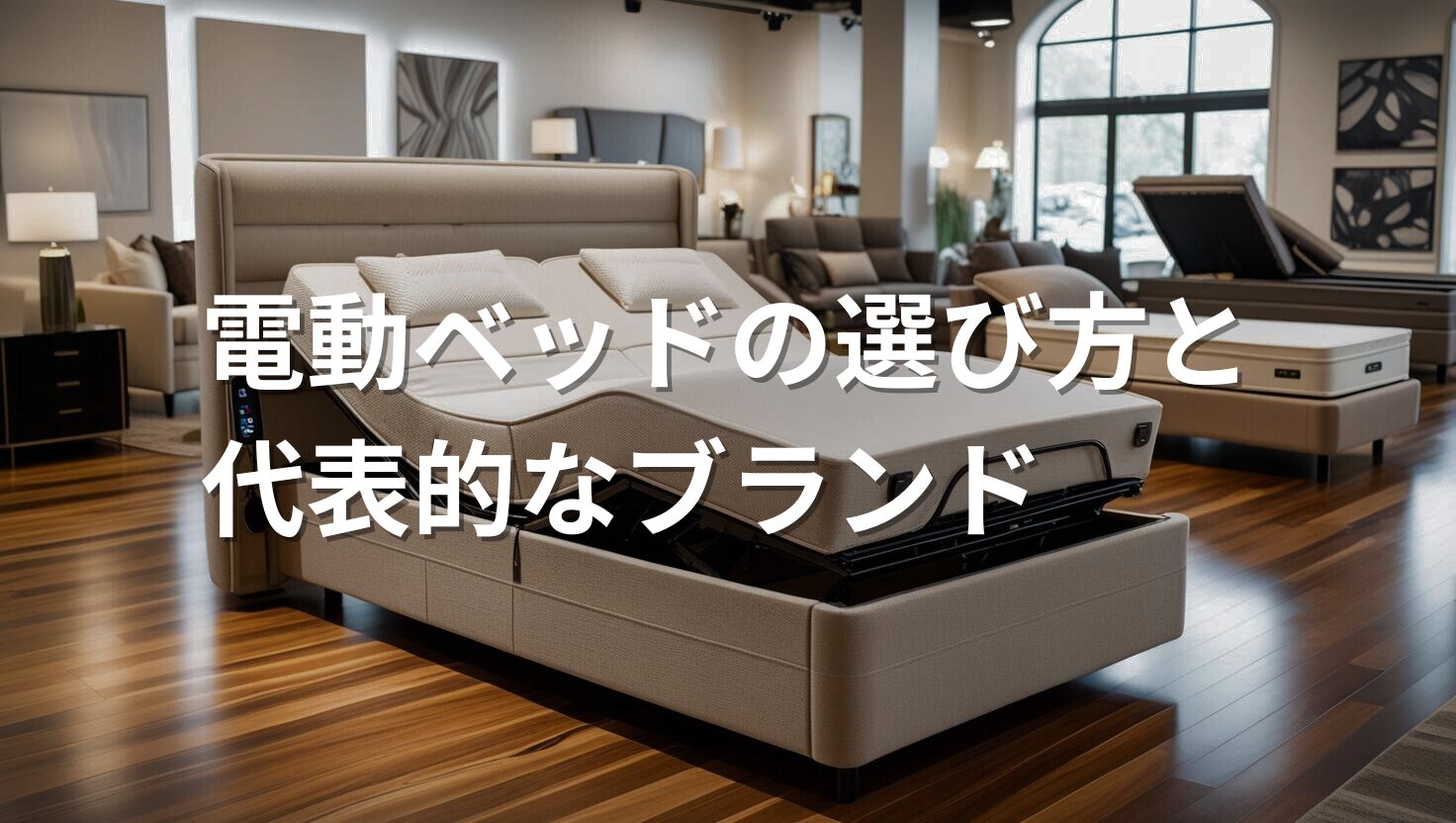 電動ベッドの選び方と代表的なメーカーやブランド