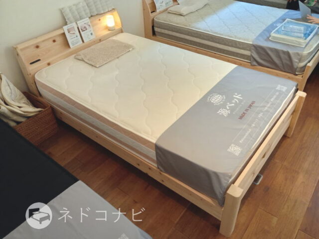 源ベッド・咲夜レアル・フィット on国産ひのき 超頑丈設計 すのこベッド (型番:TCB245)