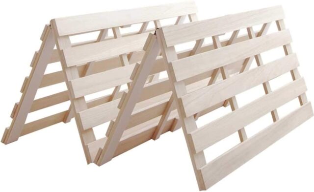 アイリスプラザ ベッド マット すのこマット 折りたたみ 四つ折り 4つ折り シングル 天然桐 桐 ベッドフレーム すのこベッド 通気性