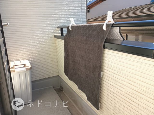 オーガニックコットン敷パッドは洗濯機で洗って問題なし